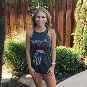 DayDreamer Rolling Stones Halter Top